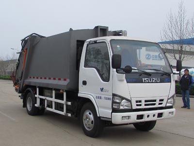 Compressing Rear loader Garbage trucks Isuzu