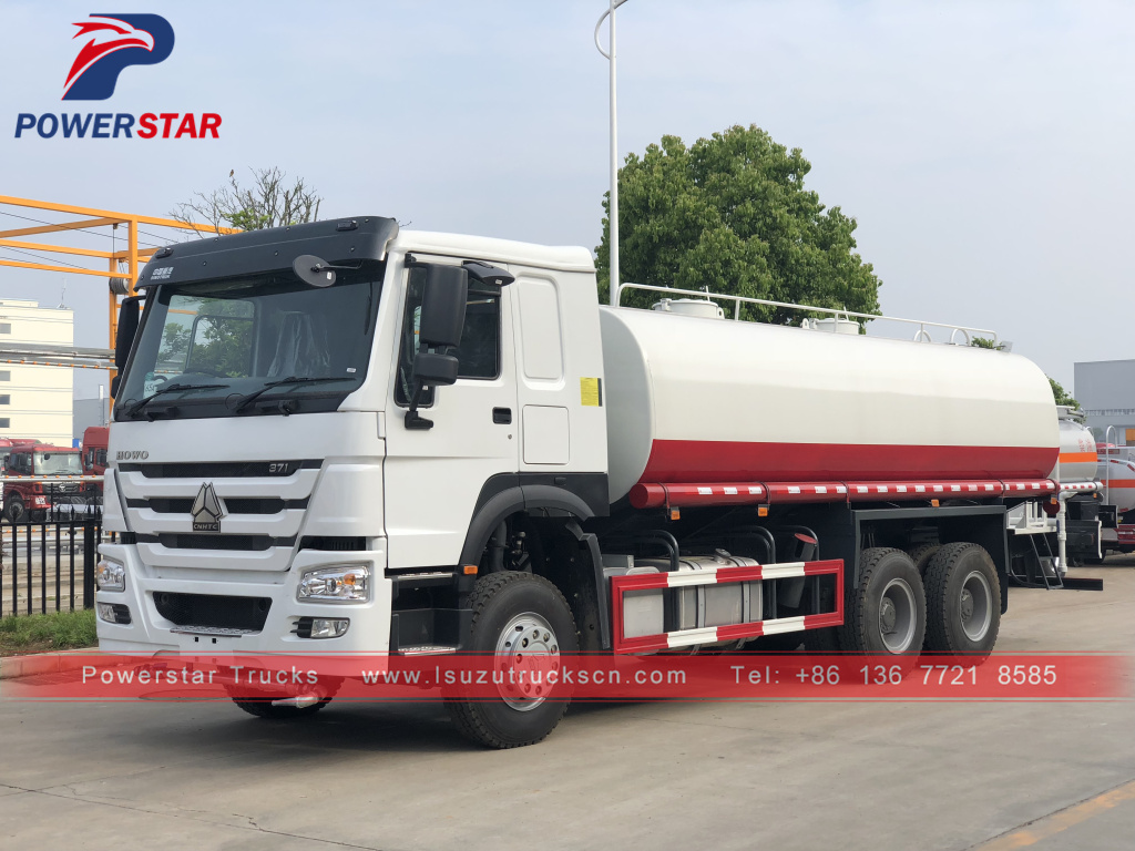 20cbm low price HOWO water bowser tank trucks for Philippines market