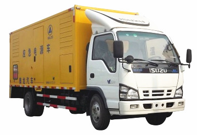 Japan 4x2 mobile emergency power supply truck ايسوزو