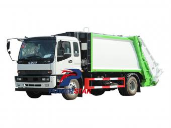 Algeria Isuzu FTR garbage compactor truck - شاحنات باور ستار
    