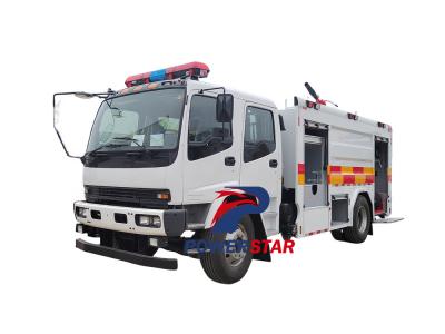 ISUZU FVR foam fire truck - شاحنات باور ستار
    