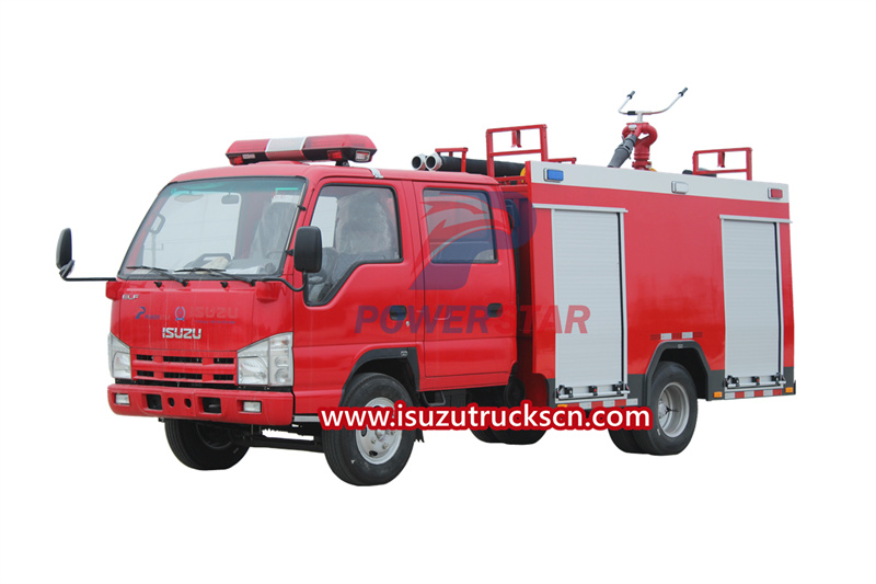 معلومات عامة عن شاحنة إطفاء isuzu 100P، 600P، 700P، FTR، FVR، FVZ
