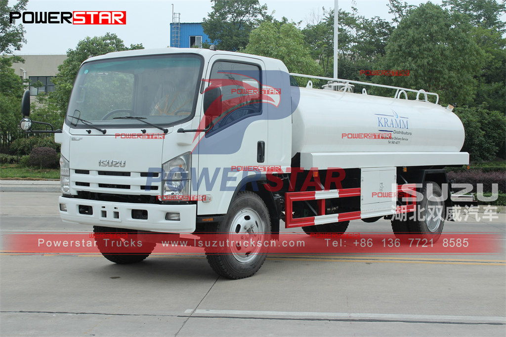 ISUZU 9000L شاحنة مياه الشرب تصدير دليل تشغيل أنتيغوا وبربودا
