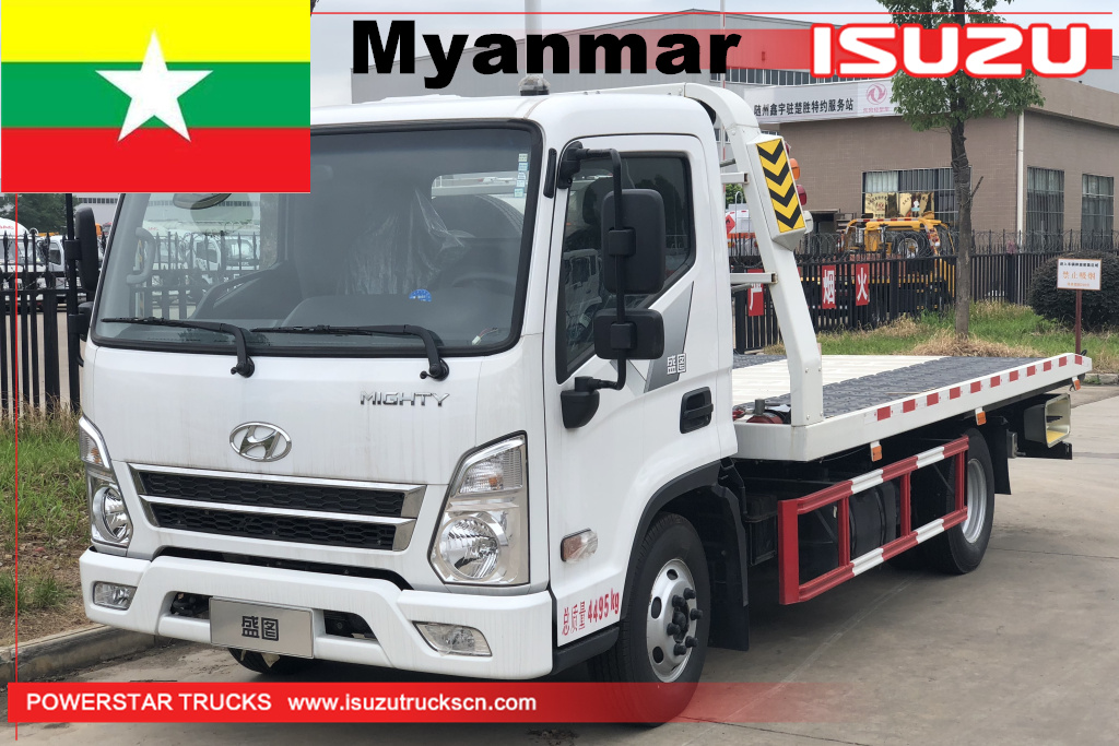 ميانمار - 1 وحدة مسطحة شاحنة هادم هيونداي