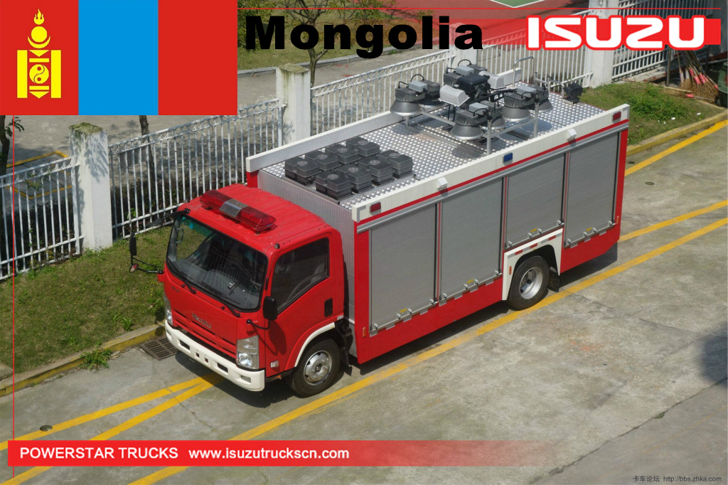 منغوليا - 1 وحدة ISUZU الإضاءة الكاشفة برج النار
