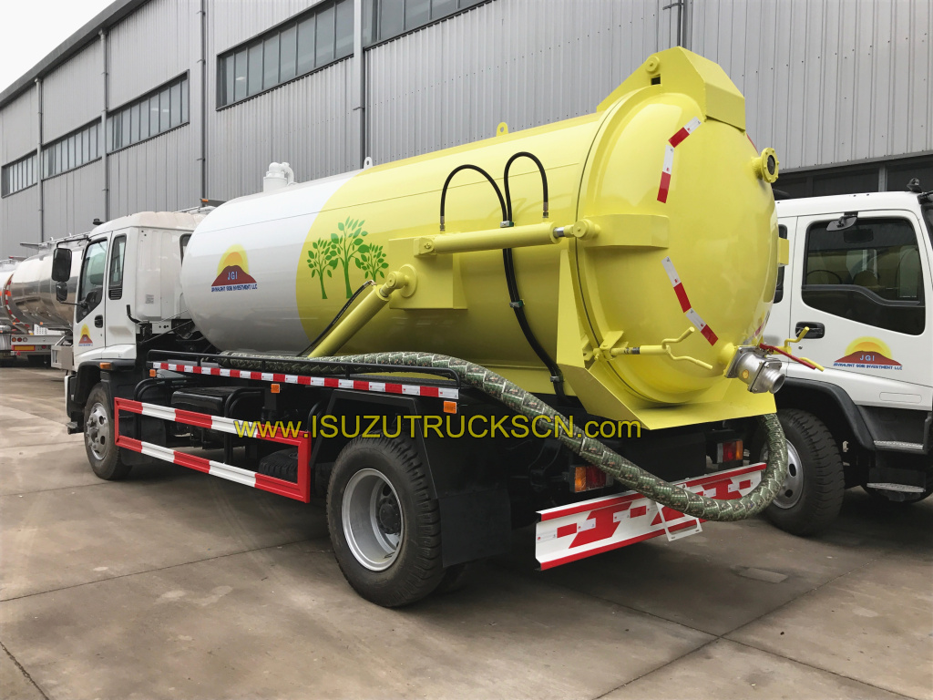 اليابان شاحنة شفط مياه المجاري ايسوزو (فراغ شاحنة) 