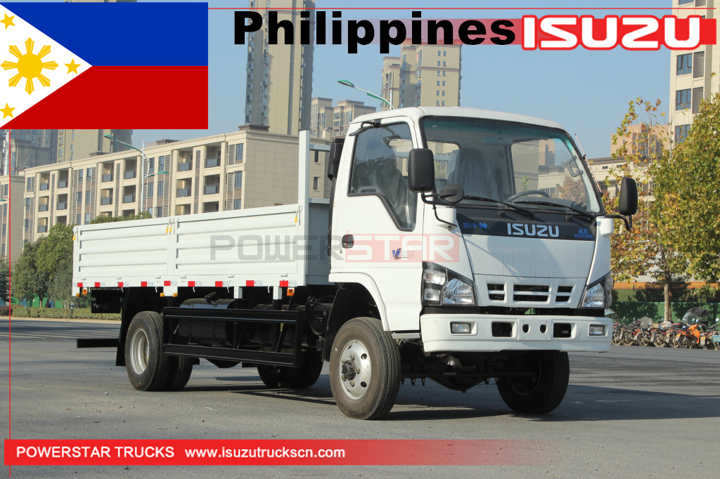 الفلبين - 3 وحدات ISUZU NKR 600P 4x4 على الطرق الوعرة شاحنات نقل البضائع المسطحة
