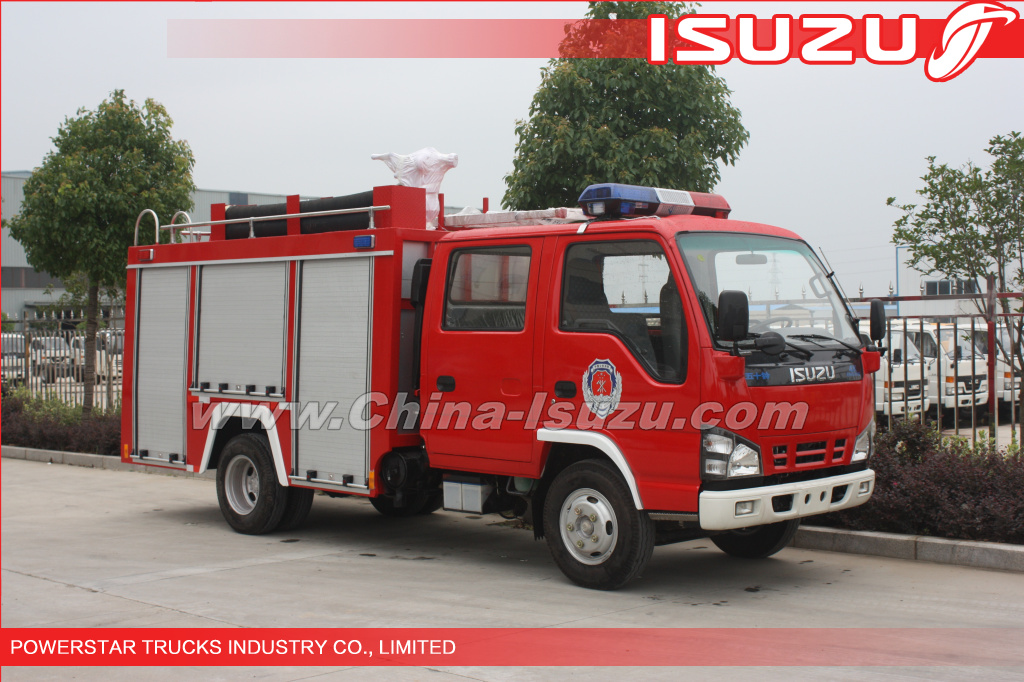 1unit Isuzu NKR77 Fire Rescue Vehicle Delivery to Philippines Fire Trucks