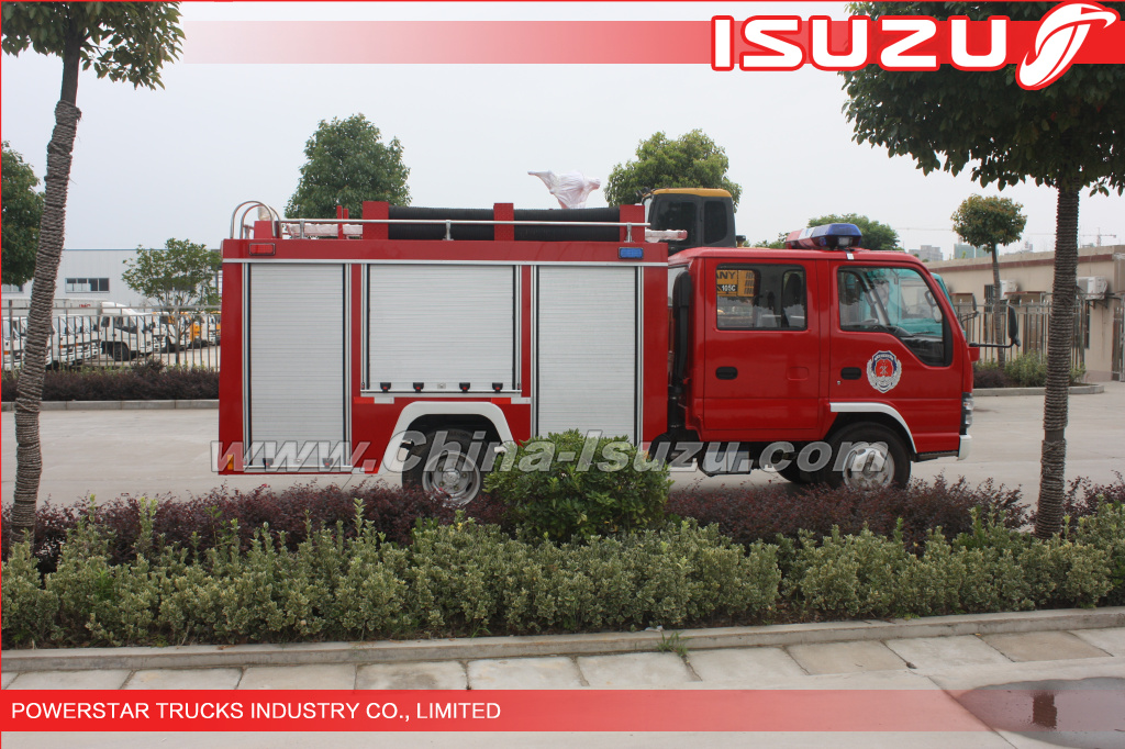 1unit Isuzu NKR77 Fire Rescue Vehicle Delivery to Philippines