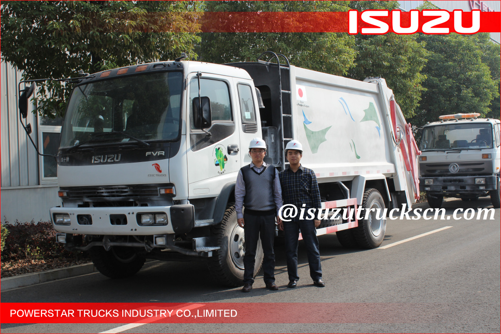 10Cbm-12Cbm 4*2 Isuzu Garbage Truck Compactor