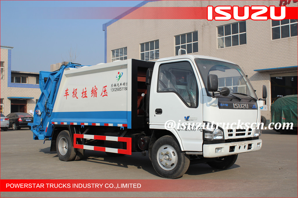 3cbm-5cbm ISUZU Truck Garbage Compactor Supplier
