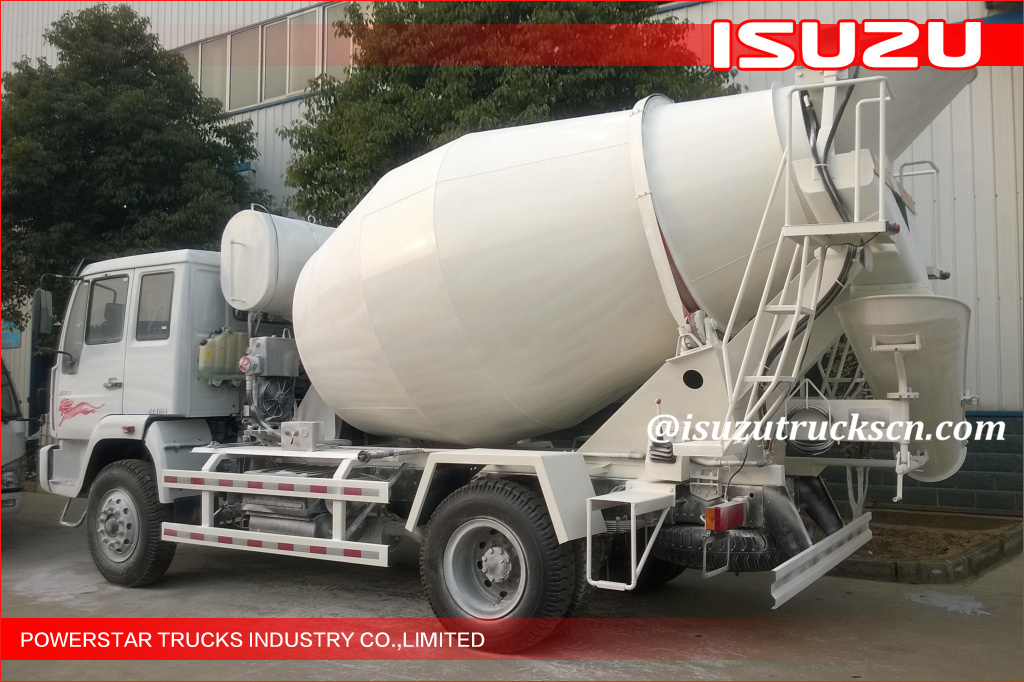 3cbm 4cbm 5cbm Isuzu Concrete Truck Mixers for cement transport