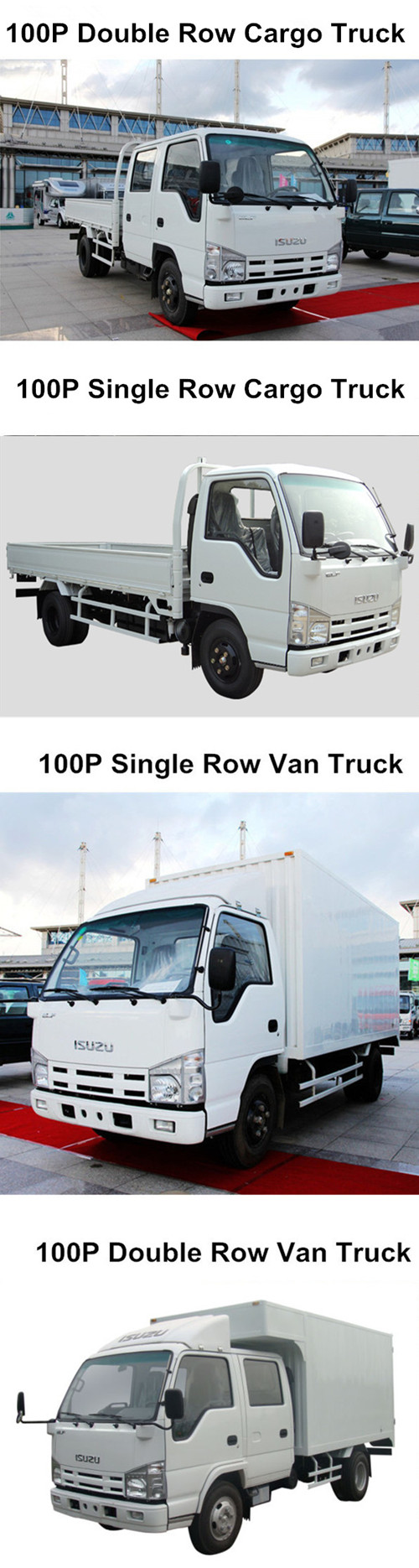 China Light Trucks 600P with ISUZU Specification