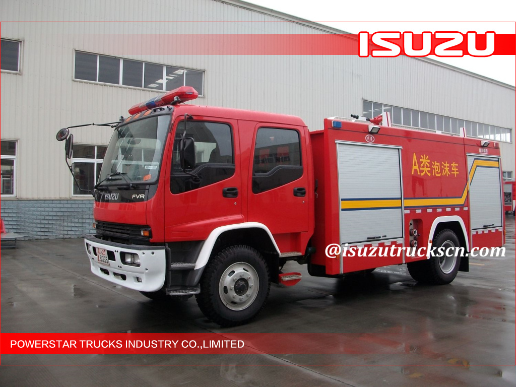 Isuzu-Foam-Water-Tank-Fire-Truck