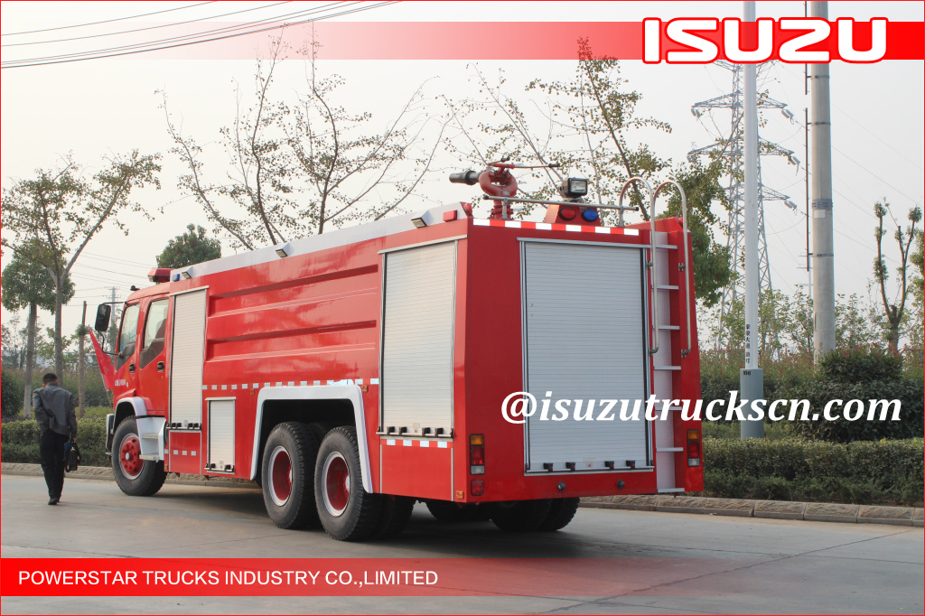  6x4 Big Capacity 15000L Water Type Fire Truck ISUZU