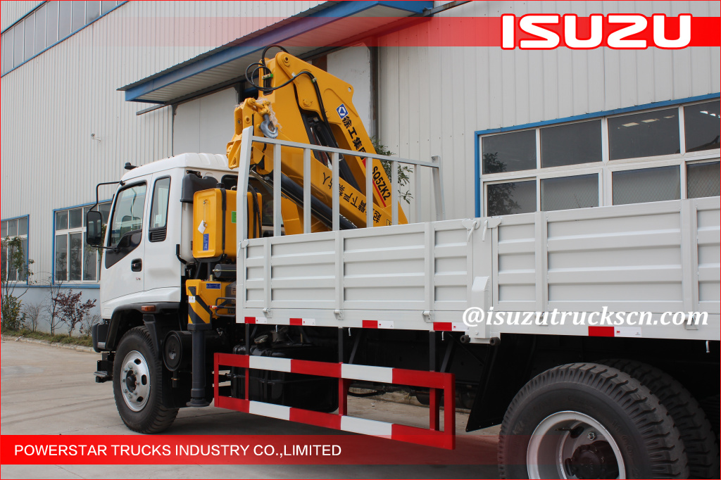 Quality Isuzu 25 Tons Commercial Knuckle Boom Truck Mounted Crane