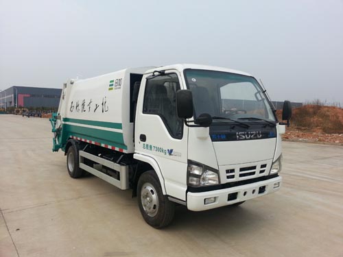 3 ton NKR77 Compactor Garbage Truck Isuzu Mini Waste Truck