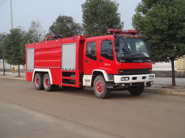 Dimension 9775x2490x3560mm Water Foam Industry Fire truck