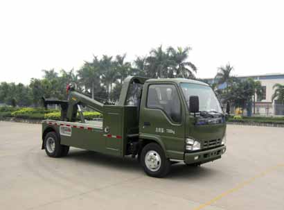 wrecker refited from dongfeng EQ1051G51DJ3A chassis ,the vehicle appearance is esthetic ,durable in use , Tow and hang and connect with the body, the function is powerful ,is the best style of removing obstacles on the road and garage.