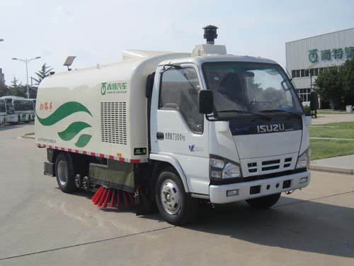 Isuzu high performance streest sweeping trucks