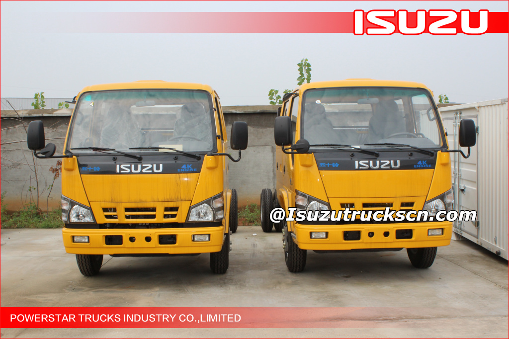 14m 16m ISUZU aerial dobule cab truck chassis for high altitude operation truck application