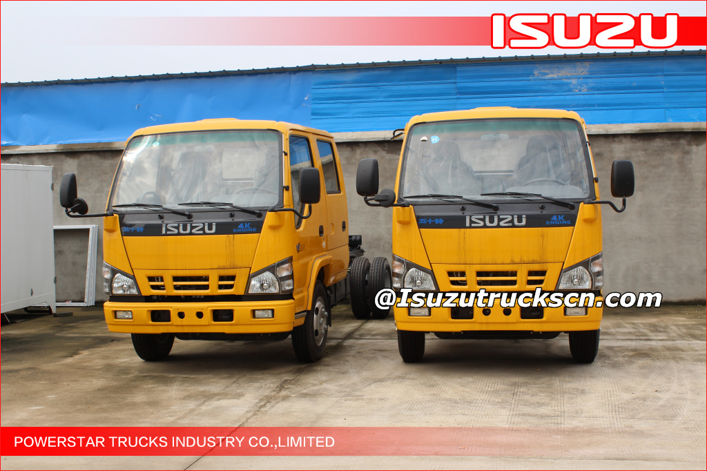 14m 16m ISUZU aerial dobule cab truck chassis for high altitude operation truck application
