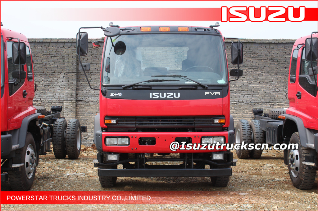 Isuzu FVR heavy chassis for industrial foam water fire truck application