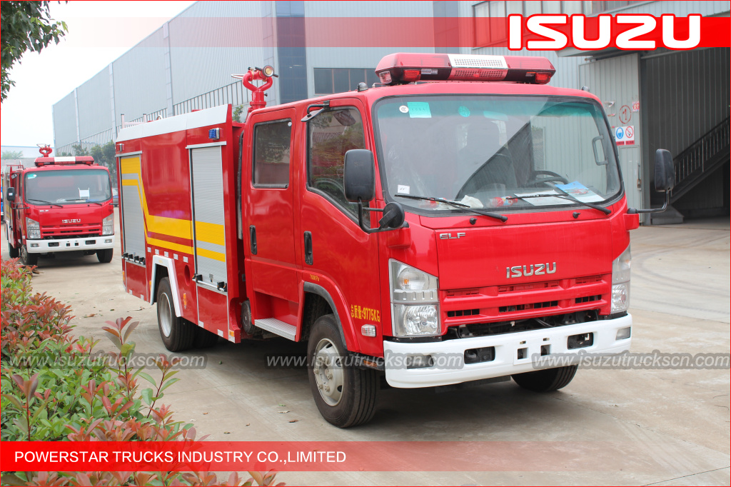 NPR ELF Water Fire truck for Togo