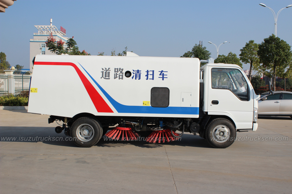 ISUZU NKR 3cbm-5cbm Isuzu Road Sweeping Vehicle