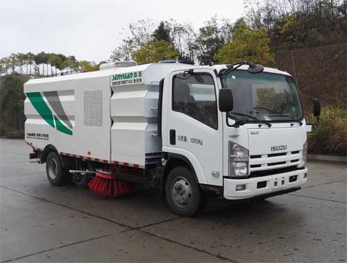 ELF Isuzu Truck Mounted Sweeper Sweeping Truck