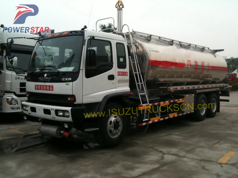 Petrol bowser Isuzu (20,000 L) fuel tanker trucks pictures