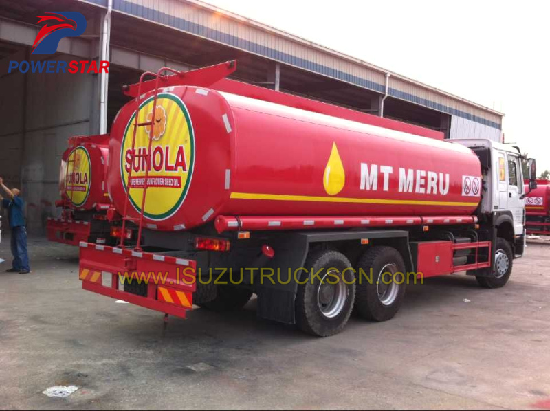 Petrol bowser Isuzu (20,000 L) fuel tanker trucks pictures