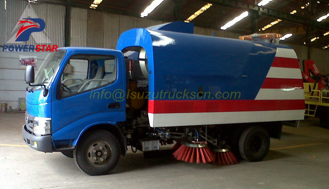 Road sweeper kit sweeper truck up structure case stury pictures