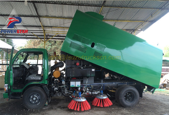 Road sweeper kit sweeper truck up structure case stury pictures