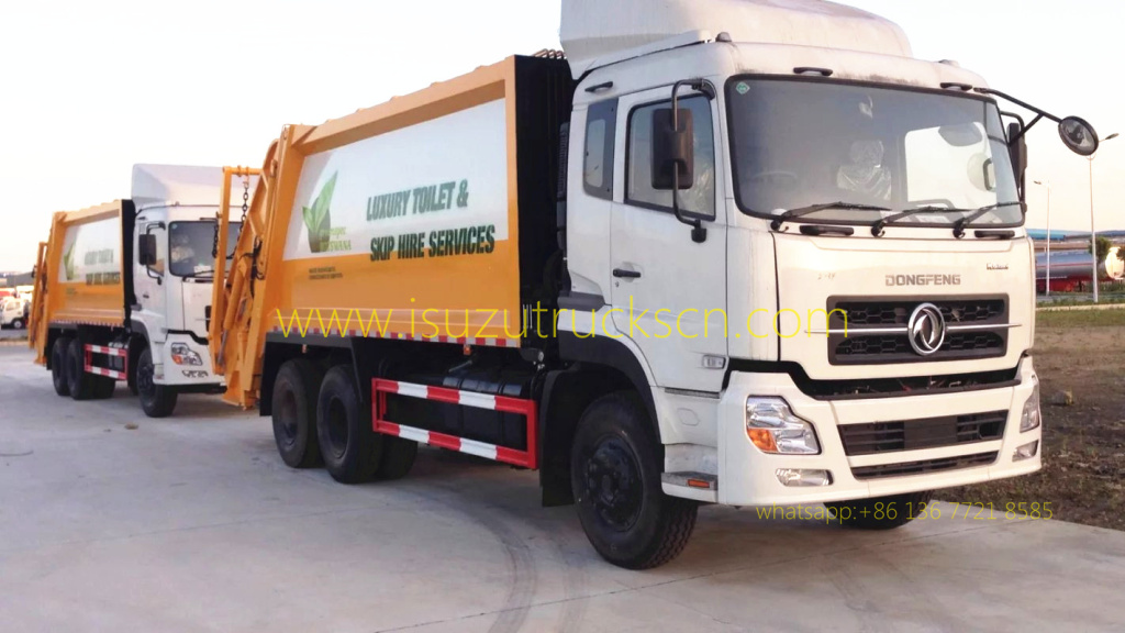  Urban Garbage Compactor Truck Dongfeng 20 CBM detail pictures