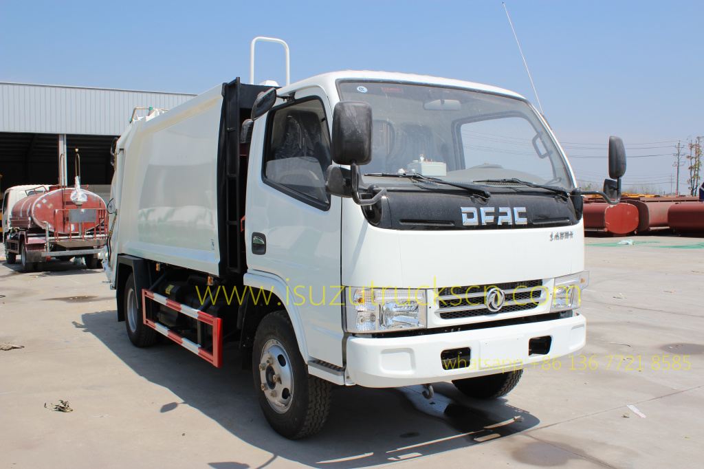  specifications and pictures for Rubbish Compacting Truck Dongfeng 5 CBM
