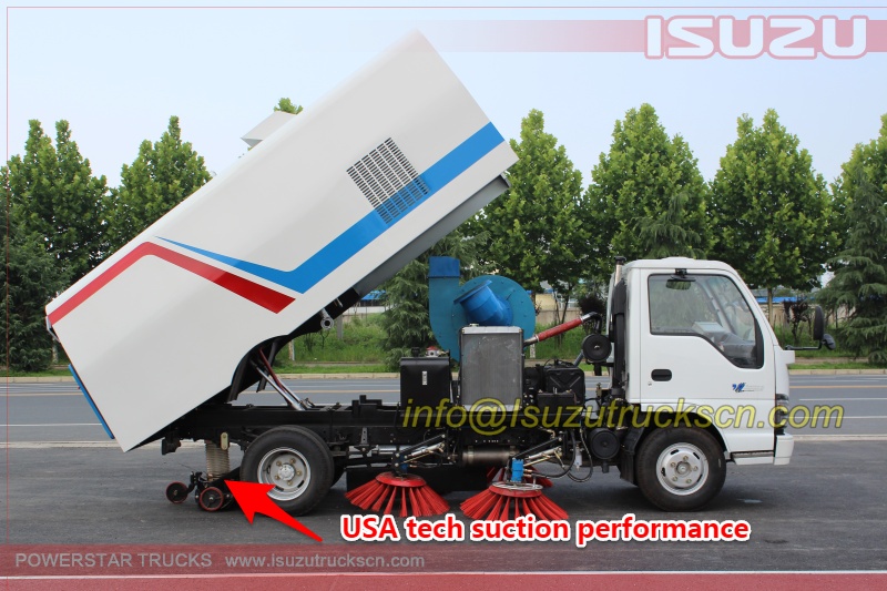 suction nozzle for road sweeper trucks
