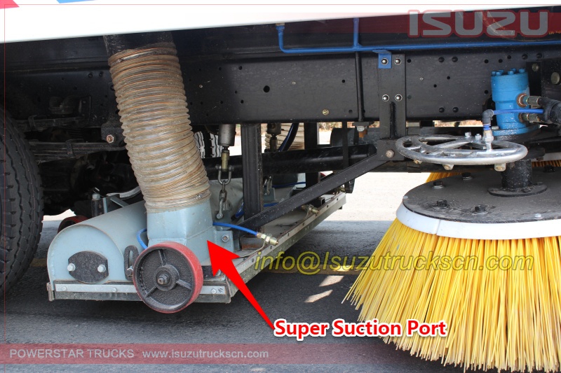suction nozzle for road sweeper trucks