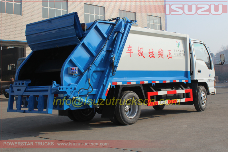 Venezuela Waste compactor truck ISUZU Waste collection vehicle for sale