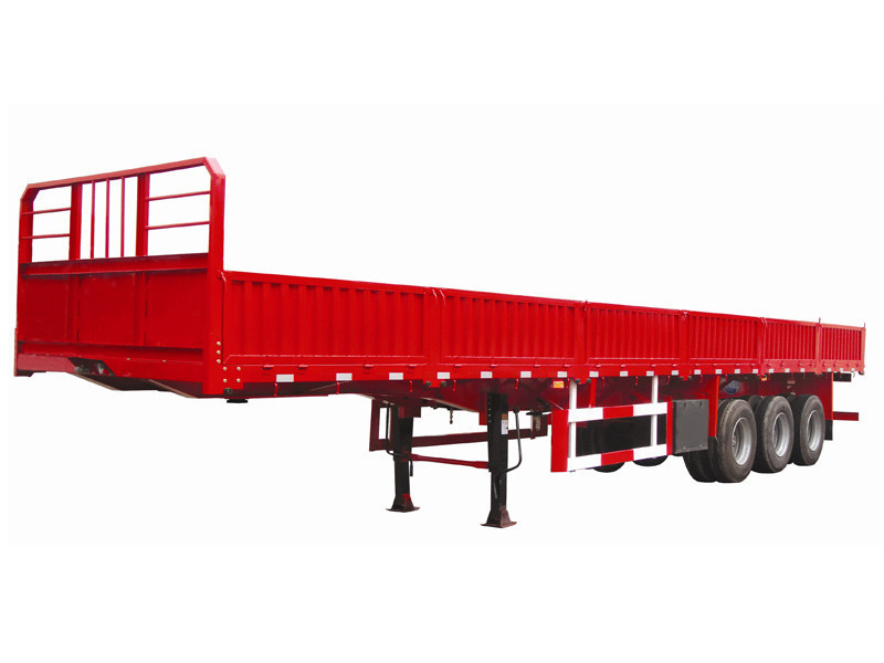 Drop side semi trailer Powerstar brand side wall trailer for cargo transport