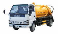 Sewage suction tank trucks Isuzu 3,000 L