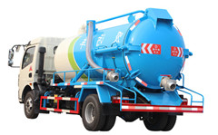 7m3 فراغ شاحنة صهريج شفط مياه الصرف الصحي ماركة ايسوزو