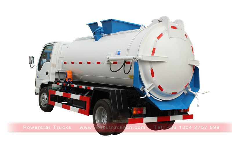 detail picture for Factory vacuum tanker Isuzu (5000 Liters)