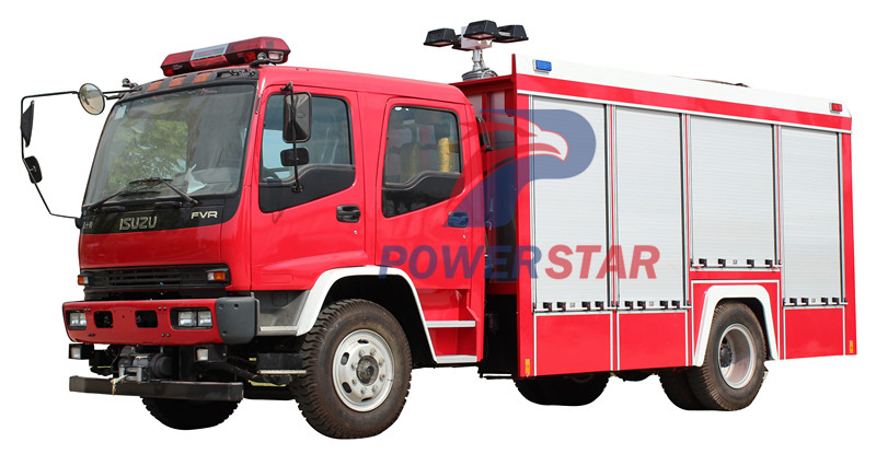 شاحنة خدمة حريق الإنقاذ ايسوزو