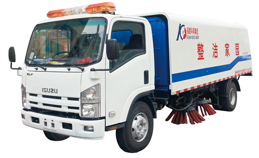 City Street cleaning Road Sweeper Truck Isuzu 8m3