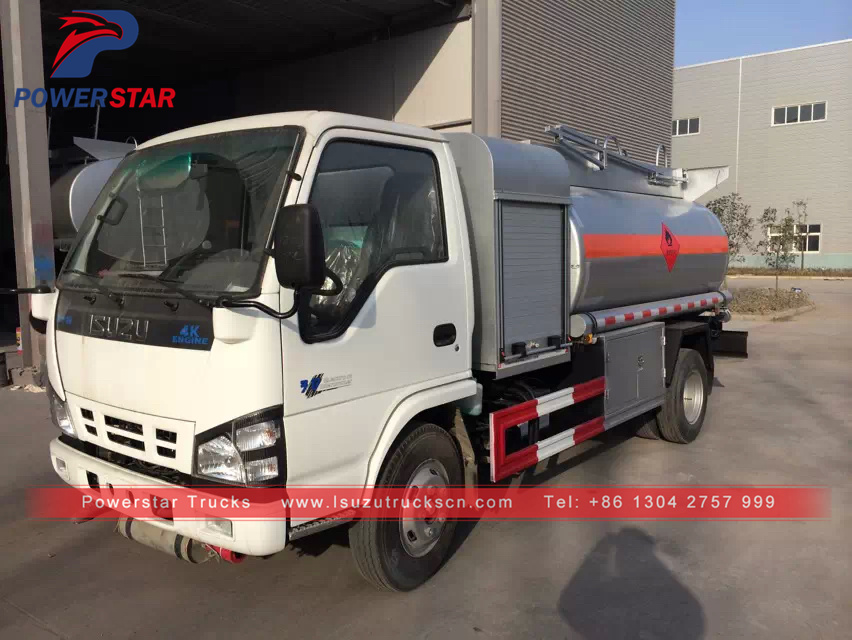 Mongolia custom Made Isuzu Oil Fuel Tank Truck for sale