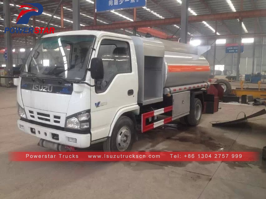 Mongolia custom Made Isuzu Oil Fuel Tank Truck for sale