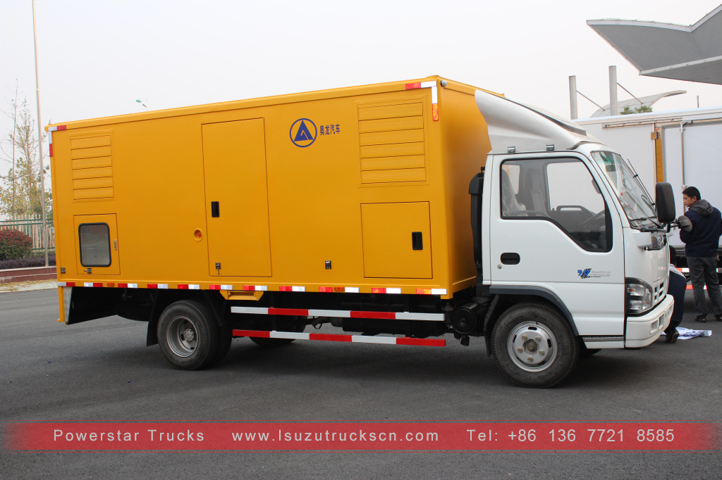 Japan 4x2 mobile emergency power supply truck ISUZU FOR SALE
