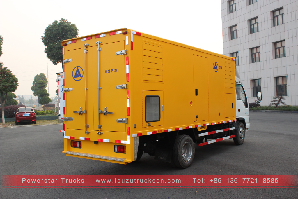 Japan 4x2 mobile emergency power supply truck ISUZU FOR SALE