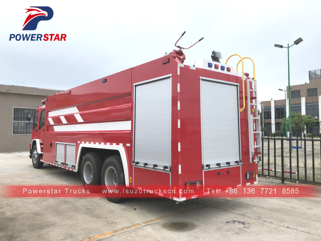 Colombia FVZ FVR Fire-extinguishing wate trucks Isuzu 12,000L for sale